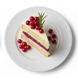 Kotimainen puolukka kinuskihääkakku raikkaalla täytteellä